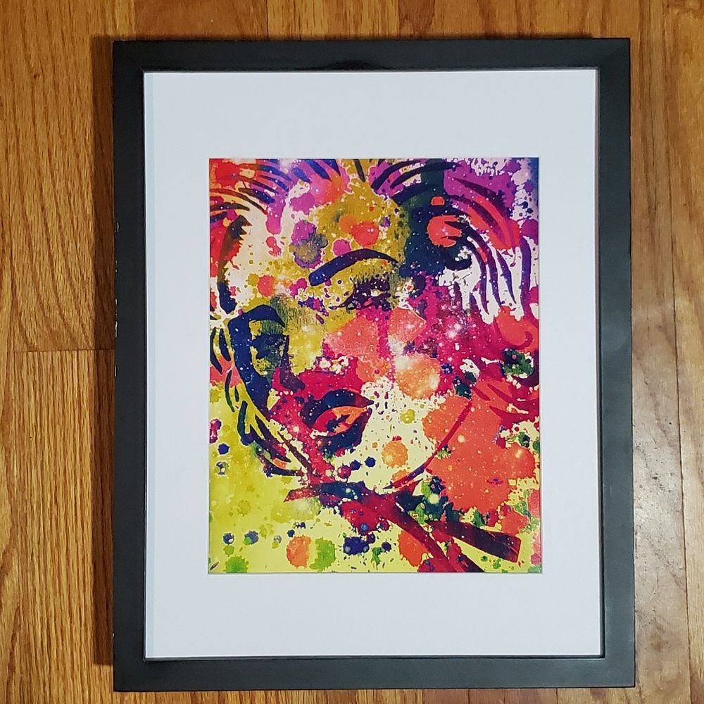 Unframed Marilyn Monroe Art Print Graffiti Pop